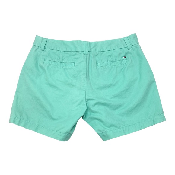 Tommy Hilfiger Chino Shorts Mint Green Size 4 - Picture 2 of 9